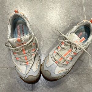 Sketchers cooled memory foam tennis shoes